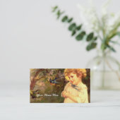 Carte De Visite Cuisine victorienne avec oiseaux (Debout devant)