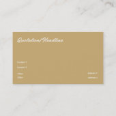 Carte De Visite Cuisine victorienne avec oiseaux (Dos)