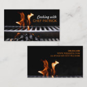 Carte De Visite Cuisines Classes Cuisine chef Restaurant (Devant / Derrière)