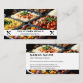 Carte De Visite Cuisines Préparées | Restauration (Devant / Derrière)