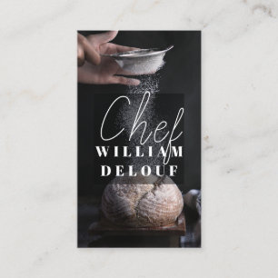 Carte De Visite Cuisinier Cuisine Boulangerie Nourriture