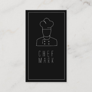 Carte De Visite Cuisinier Cuisine Restaurant Nourriture