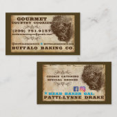 Carte De Visite cuisson au buffle (Devant / Derrière)