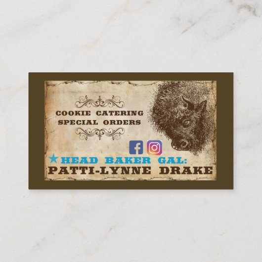 Carte De Visite cuisson au buffle (Dos)