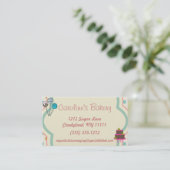 Carte De Visite Cuisson et boutique de boulangerie, point de polka (Debout devant)