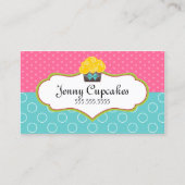 Carte De Visite Cuisson lunatique de petit gâteau (Devant)