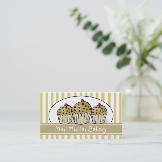 Carte De Visite Cuisson Mini Muffin Cuisson Confiserie (Debout devant)