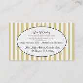 Carte De Visite Cuisson Mini Muffin Cuisson Confiserie (Dos)