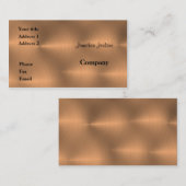 Carte De Visite Cuivre brossé (Devant / Derrière)