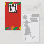 carte de visite culinaire de cours de cuisine de (Devant / Derrière)