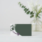 Carte de visite culinaire de cuisine végétale de (Debout devant)