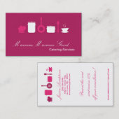 Carte de visite culinaire de restauration de (Devant / Derrière)