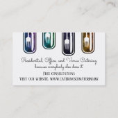 Carte de visite culinaire de restauration de chef (Dos)