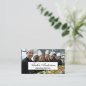 Carte De Visite Culinary Chef Catering Staff (Debout devant)