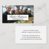 Carte De Visite Culinary Chef Catering Staff (Devant / Derrière)