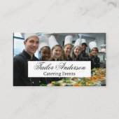 Carte De Visite Culinary Chef Catering Staff (Devant)