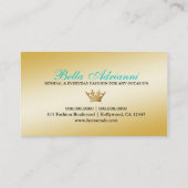 Carte De Visite Culot d'Aqua de Ciao Bella de 311 noirs de jais (Dos)