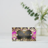 Carte De Visite Culot de rose de Ciao Bella de 311 noirs de jais (Debout devant)