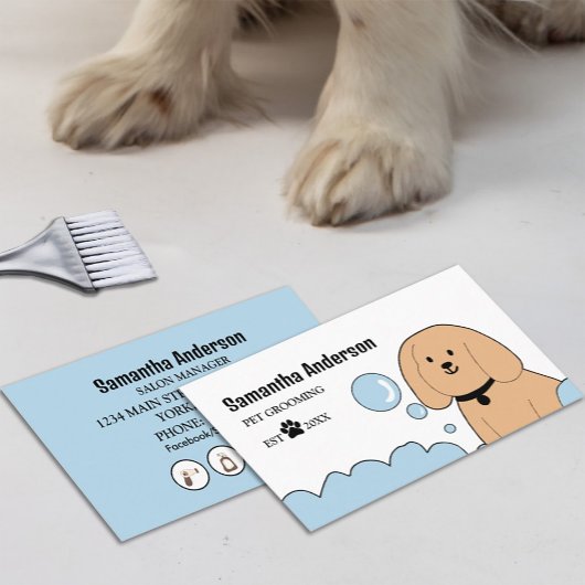 Carte de visite culte du chien