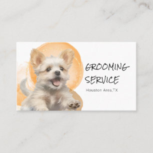 Carte De Visite Cultures de chiens personnalisées - Aquarelle oran