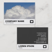 Carte De Visite Cumulonimbus (Devant / Derrière)