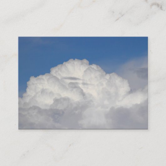 Carte De Visite Cumulonimbus (Devant)