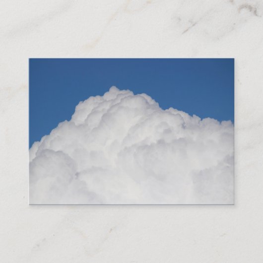 Carte De Visite Cumulus Cloud (Devant)