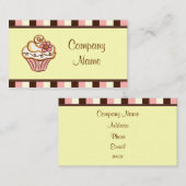 Carte de visite Cupcake (Devant / Derrière)