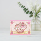 Carte de visite Cupcake (Debout devant)