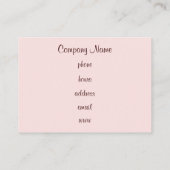 Carte de visite Cupcake (Dos)