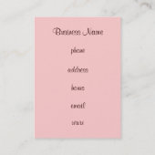 Carte de visite Cupcake (Dos)