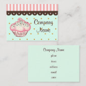 Carte de visite Cupcake (Devant / Derrière)