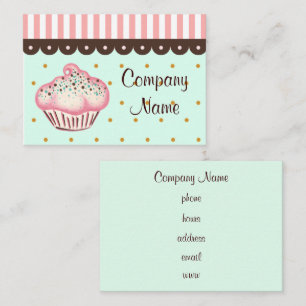 Carte de visite Cupcake