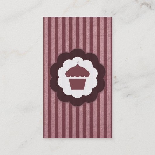 Carte De Visite cupcake (Devant)
