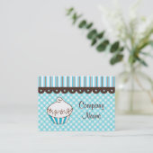Carte de visite Cupcake (Debout devant)