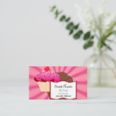Carte De Visite Cupcake, Boulangerie (Debout devant)