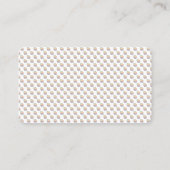 Carte De Visite Cupcake Citrouille (Dos)
