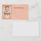 Carte de visite Cupcake Design (Devant / Derrière)