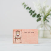 Carte de visite Cupcake Design (Debout devant)