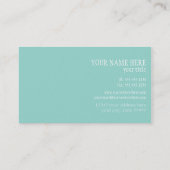 Carte De Visite Cupcake Dessert Boulangerie Identité d'entreprise (Dos)