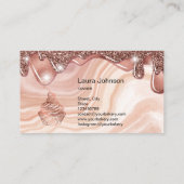 Carte De Visite Cupcake Home Bakery Rustic Vintage (Dos)