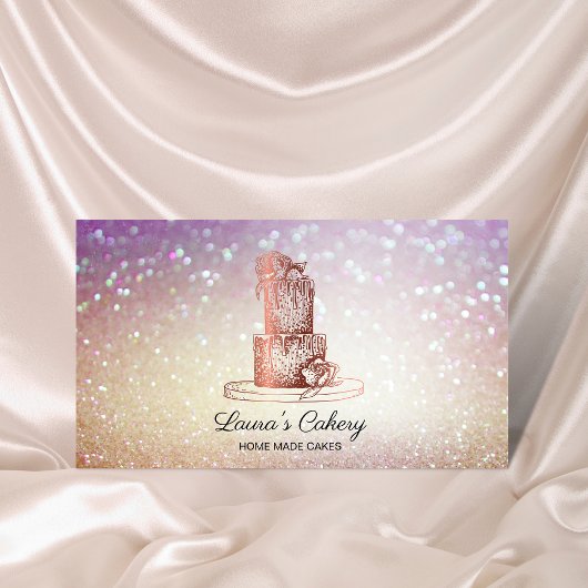 Carte De Visite Cupcake Home Bakery Rustic Vintage