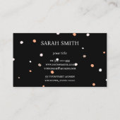 Carte De Visite Cupcake Logo boulangerie Chef, mignonne (Dos)