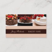 Carte De Visite Cupcake Mariage Cake Restauration boulangerie boul (Devant)