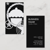 Carte De Visite cupcake punk (Devant / Derrière)