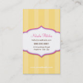 CARTE DE VISITE :: cupcakes 5P (Dos)