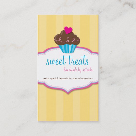 CARTE DE VISITE :: cupcakes 5P (Devant)