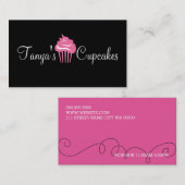 Carte De Visite Cupcakes, Gâteaux, Nourriture, Restauration, Boula (Devant / Derrière)