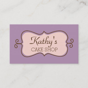 Carte De Visite Cupcakes, Gâteaux, Nourriture, Restauration, Boula