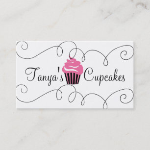 Carte De Visite Cupcakes, Gâteaux, Nourriture, Traiteur, Entrepris
